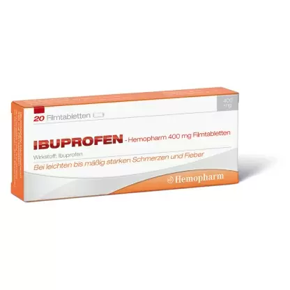 Ibuprofen-Hemopharm 400 mg Filmtabletten