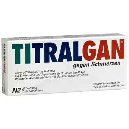 TITRALGAN® gegen Schmerzen