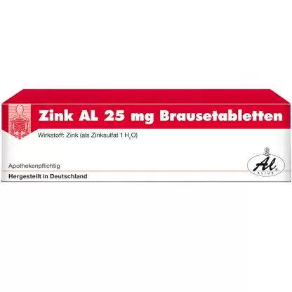 Zink AL 25 mg Brausetabletten