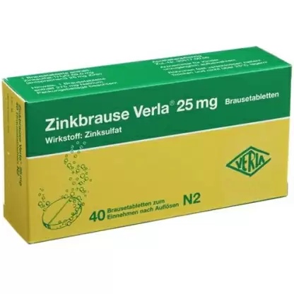 Zinkbrause Verla® 25 mg Brausetabletten