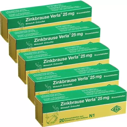 Zinkbrause Verla® 25 mg Brausetabletten
